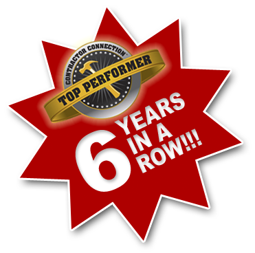 Top Performer 6 years in a row!!!