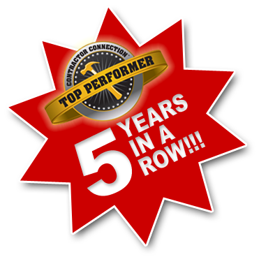 Top Performer 5 years in a row!!!